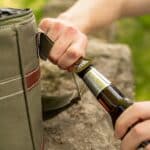 Each Pre-Gamer cooler has an attached bottle opener on the shoulder strap.