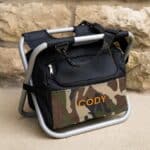 Camouflage cooler chair for outdoors and huting fan groomsmen gifts