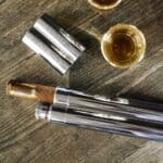 Custom cigar tube with flask