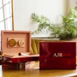 Cigar humidor for groomsmen