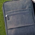 Golf Shoe Bag Grey Back Side