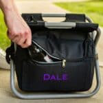 Groomsmen sport chair with cooler