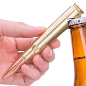 Personalized .50 Caliber Bullet Bottle Opener