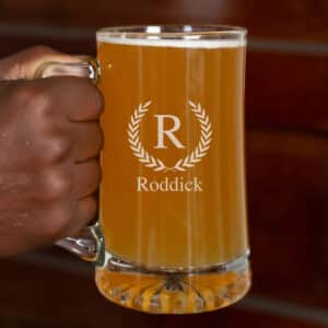 Personalized 25oz. Classic Beer Mug for Groomsmen