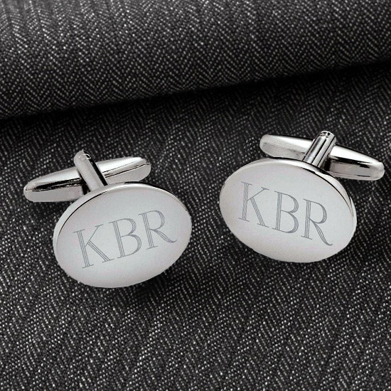 Personalized Initial cufflinks for men