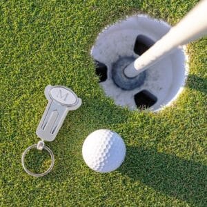 Personalized Golf Keychain (with Ball Marker and Divot Repair Tool)