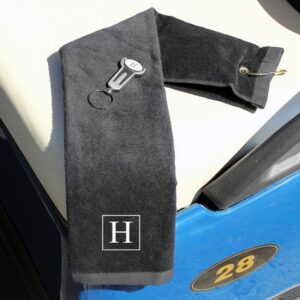 Personalized Golf Towel & Keychain Tool Set Groomsmen Gift