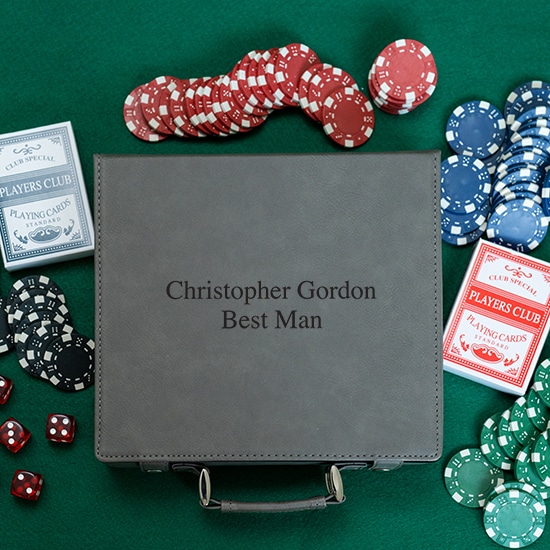 Personalized Poker Chip Set