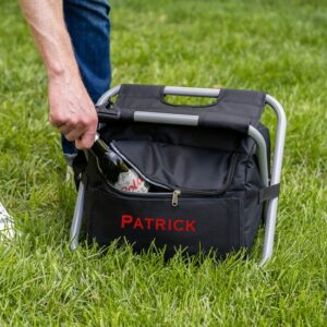 SIT ‘N SIP Personalized 2-in-1 Portable Cooler Chair for Groomsmen