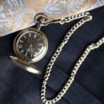 Silver Pocket Watch - Open