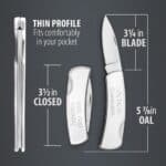 Stainless Steel Pocket Knife – Details
