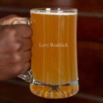Classic groomsmen beer mug with 1 line of custom text