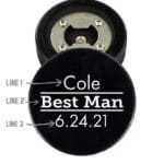 Two Lines Design - Hockey Puck Bottle Opener