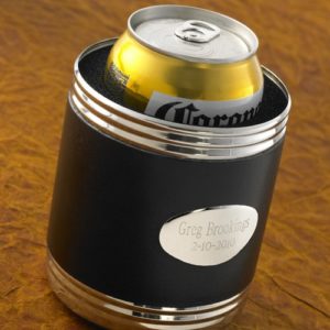 Personalized Leather Can Koozie