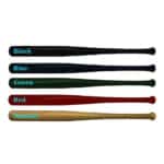 Mini bats available in 5 colors