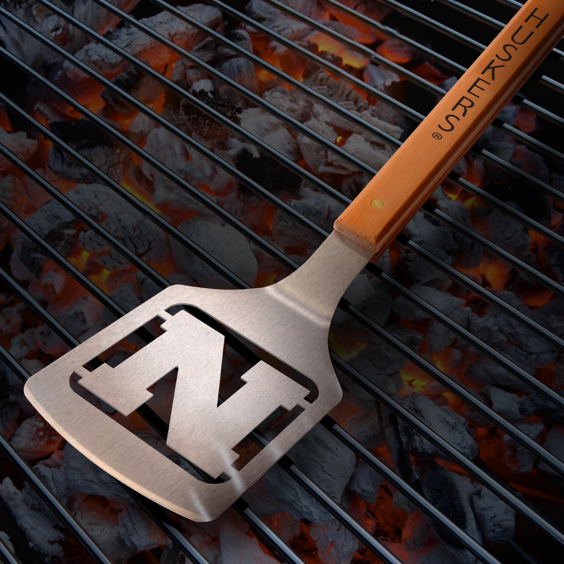 Chicago Bears Spatula Sportula stainless steel wooden handle and bottle opener 