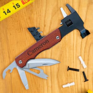 Personalized 8-in-1 Hammer & Wrench Multi-Tool