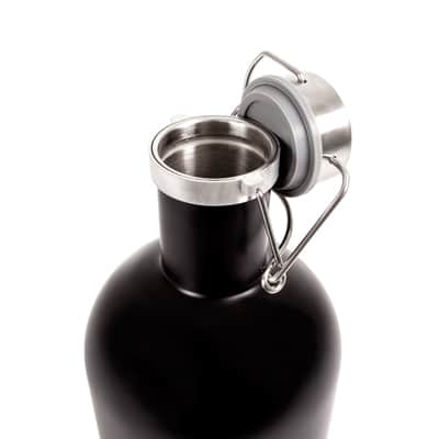 Sofias Findings Personalized Black Cadet Matte Beer Growler