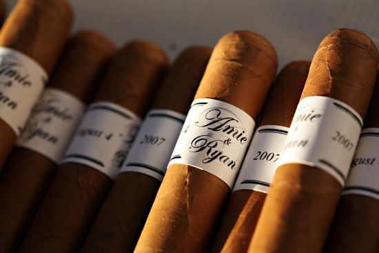 personalized cigar labels