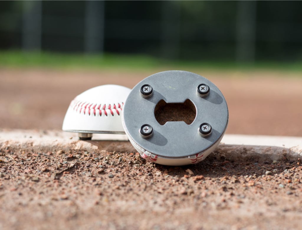 Personalized Baseball Bottle Opener