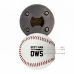 Baseball Bottle Opener - Bat Date Design