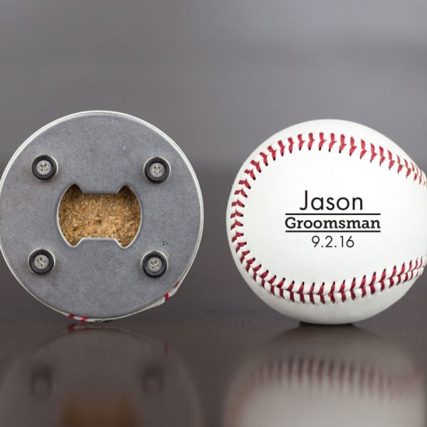 Personalized Baseball Bottle Opener The Man Registry