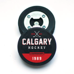 Calgary Champs Hockey Puck Bottle Opener