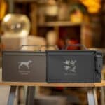 Ammo Box Dog and Ducks - Black and Flat Dark Earth Brown