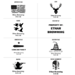 Ammo Box Laser Engraving Designs 1