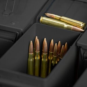 Black Ammo Box - Open Lid