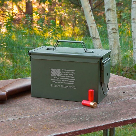 Personalized Authentic Metal Ammo Box