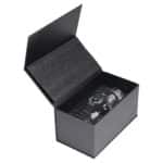 Round whiskey decanter gift boxed for groomsmen gifts