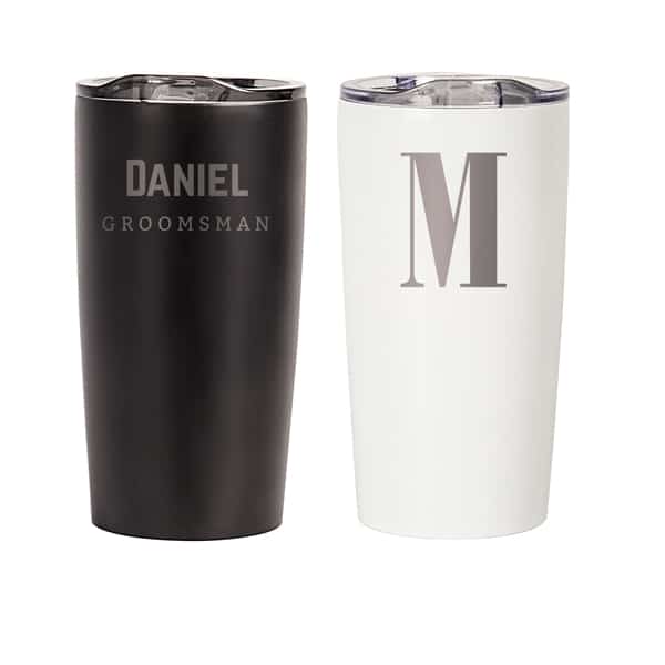 Personalized 20oz. Stainless Steel DoubleWalled Tumbler Personalized 20oz. Stainless Steel DoubleWalled Tumbler