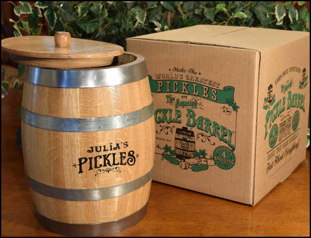 The Amazing Pickle Barrel Personalized BarrelAged Pickling Kit