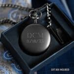 Exposed Gear Pocket Watch - Gift Box