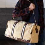 Durable carry-on size travel bag for weekend trips and bachelor parties