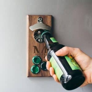 DROP CATCH Personalized Magnetic Wall-Mounted Bottle Opener