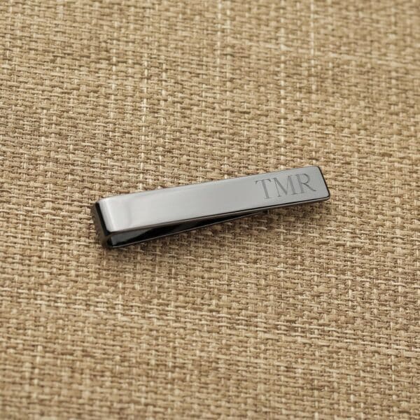 The tie clip features slide-on functionality, so even the youngest wedding party members will be able to put it on