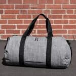 Personalized Grey Duffle Bag - Outdoors