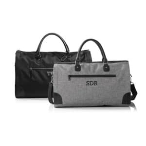 Personalized Men’s Convertible Suit Saver Duffle Bag - 4144GY and HIS4046BK