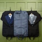 The Suit Saver v2 is available in blue, black and grey.