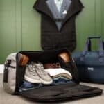 The Suit Saver v2 Bag has plenty of space for all of the clothes, shoes and accesories you'll need on the wedding weekend