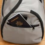 Side view of the Grey Suit Saver v2 Bag