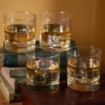 Groomsmen rocks glass set with no personalization