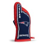 Reverse side of NFL oven mitt