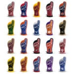 NCAA Team Oven Mitt Designs 1