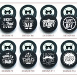 Select from one of these 8 dad-themed puck designs