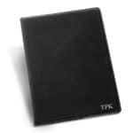 Personalized Black Leather Portfolio