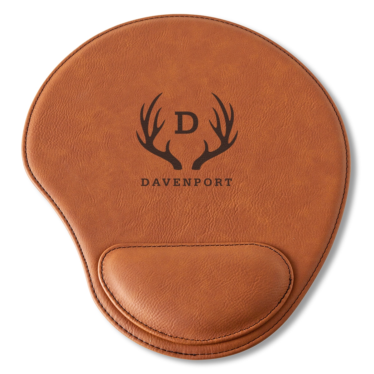 In addition to our classic monogram designs, we can also personalize in this manly antler design.