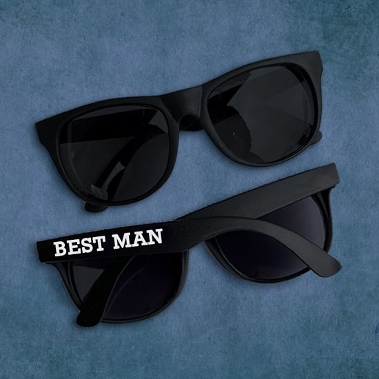 Best Man Wedding Sunglasses